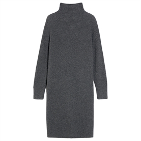 Max Mara Studio Ebridi Strikkjole, Medium Grey Melange 